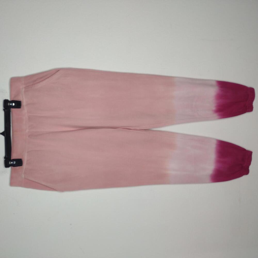 NWT Wildfox Women's Pink/Tie-Dye Jogger Sweat Pants Size Medium